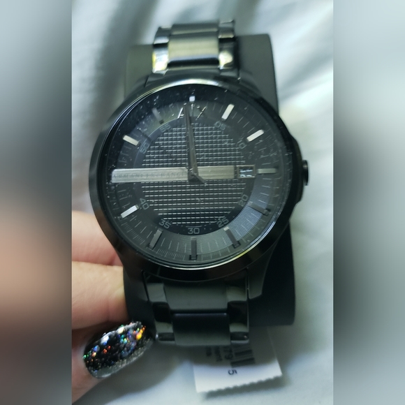 Armani Exchange Men's AX7101 Watch & Bracelet Gift Set - Picture 9 of 14